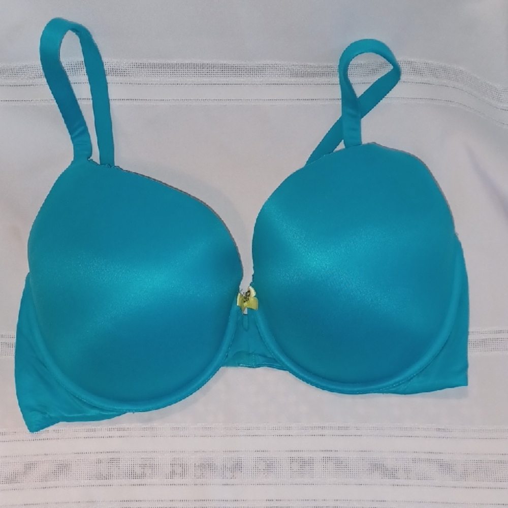 NWOT Percect Coverage Teal Underwire Bra